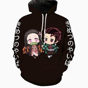 Anime Character Black Hoodie